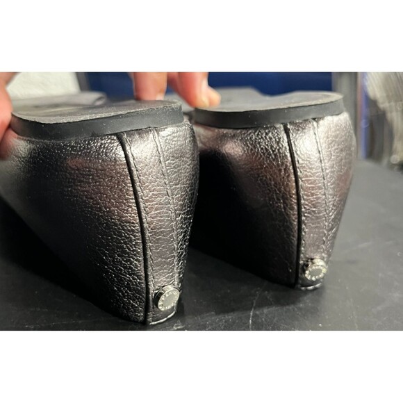 BCBGeneration Geremia Leather Calf Ballet Flats Gunmetal Size 6 - Picture 9 of 12